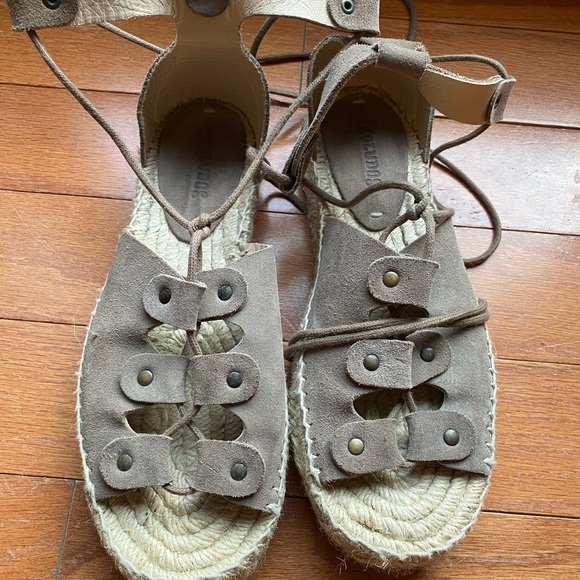 Soludos Lace Up platform Espadrille - Picture 2 of 3